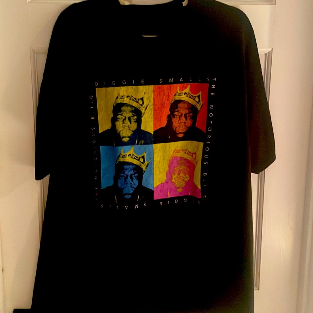 2Xl NOTORIOUS BIG Warhol T shirt